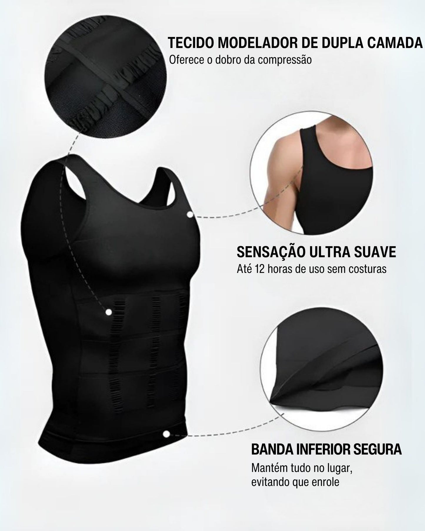 T-shirt Modeladora NuviaShape 2.0